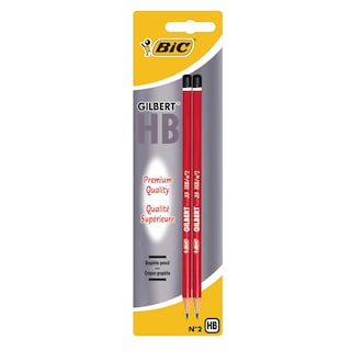 Bic | Gilbert | Crayons graphites|HB|n° 2|Qualité superieure 