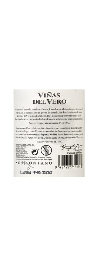 Espagne - Spanje | Somontano D.O | Vinas Del Vero | Chardonnay 