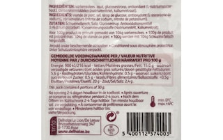 Delhaize | Allumettes lardons | Salé 2 x 100 gr