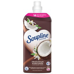 Soupline | Adoucissant | Concentré | Fraîcheur parfumée | Coco | 1,2L | 56DS | 2+1 