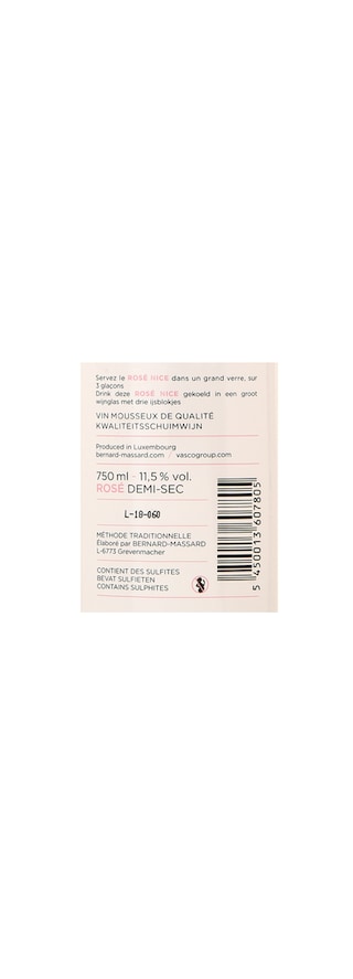 Bernard-Massard | Schuimwijn | Rosé | 11,5% alc. 