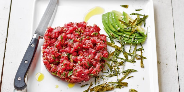 Tartare de bœuf au couteau