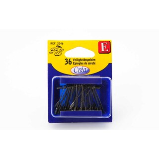 Absalon | Epingles de sureté noires 