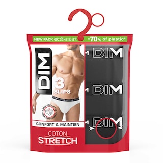 Dim | Paris | Slip Heren | coton stretch | zwart | T6 