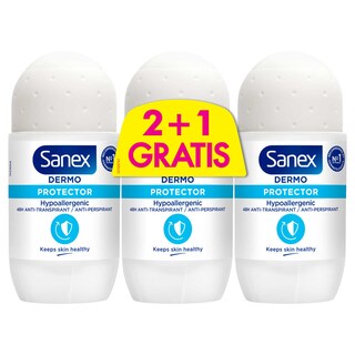 Sanex | Deo | Roll | Dermo protector | 2+1 