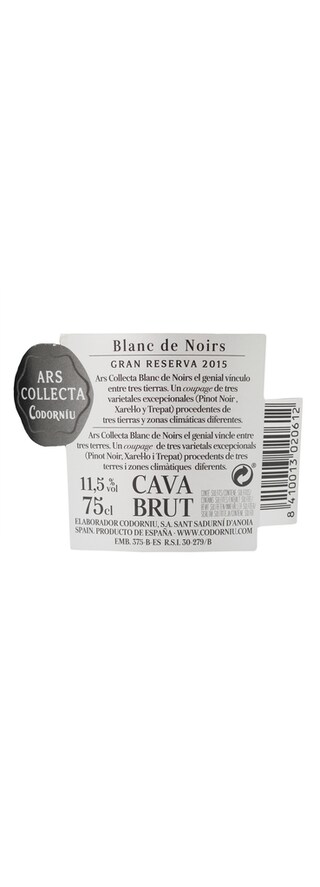 ESPANA | Catalunya | Cava Collecta Blanc de Noirs brut 