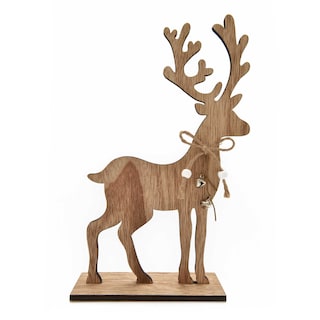 Delhaize | Home | Renne en bois | 18*6*30 