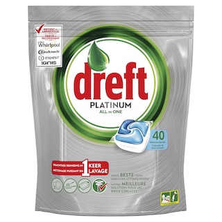 Dreft | Platinum | Tablettes lave-vaisselle | Blue 