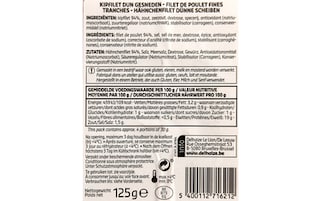 Delhaize | Filet de poulet  | Tranches 