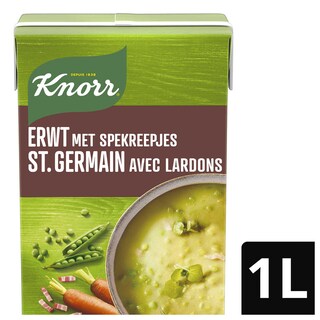 Knorr | Smaak van Toen | Soep | Erwtensoep met worst en spek | Tetra 