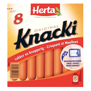 Herta | Knacki | Porc Original | 8 pièces 