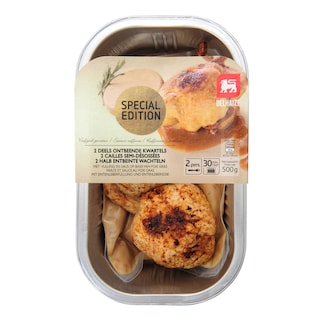 Delhaize | Cailles | Farcies au foie gras 