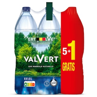Valvert | Eau minérale naturelle | non pétillante | PET 