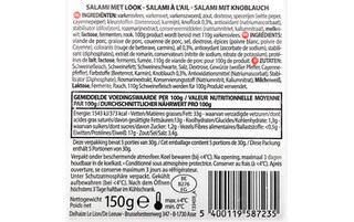 Delhaize | Salami | look 