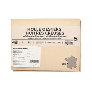 Delhaize | 6 Huitres creuses | Charente maritime | N°3 