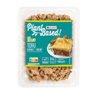 Delhaize | Plant-Based | Tofu | Gehakt | Vegan | Bio 