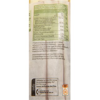 Delhaize | Bio | Witte asperges | 22+ | Bio 