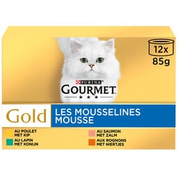 Gourmet | Gold | Aliment Chat | Adulte | Mousse | Viande/Poisson 