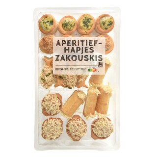 Delhaize | Aperitiefhapjes | Zakouskis 