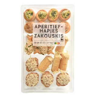 Delhaize | Aperitiefhapjes | Zakouskis 