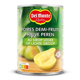 Poires | Demi | Sirop léger | Boîte