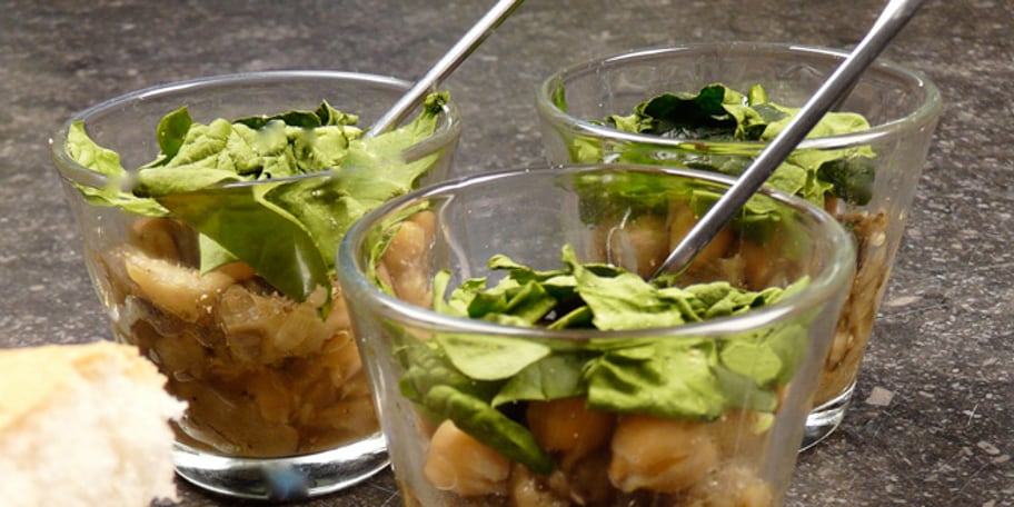 Verrine de légumes à la marocaine