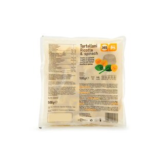 365 | Delhaize | Tortelloni | Spinazie-Ricotta 