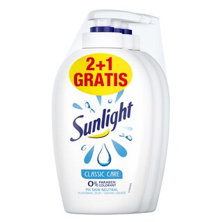 Sunlight | Pompe | Vloeibare zeep | 2+1 gr 