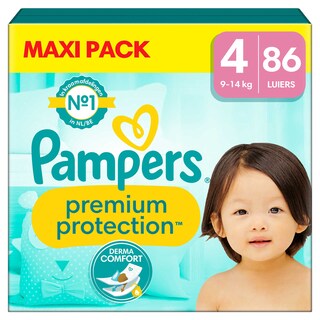 Pampers | Premium Protection | Langes | Taille 4 | Maxi pack 