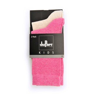 duParc | Chaussettes enfants | rose/beige uni | 27/30 
