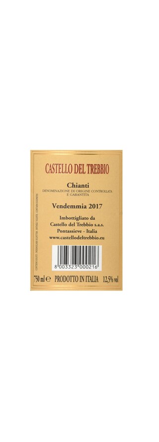 Italie - Italië | Toscana D.O.C.G. | Chianti Castello del Trebbio 2017 