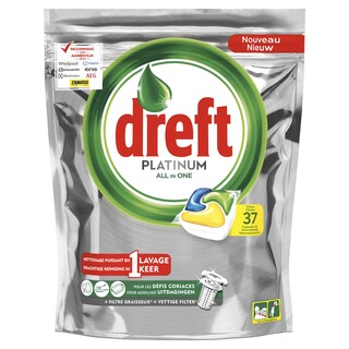 Dreft | Platinum | Capsules lave vaiselle | Citron 