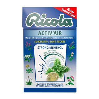 Ricola | Kruidenpastilles | Menthol | Stevia 