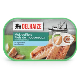 Delhaize | Maquereaux | Filets | Nature 
