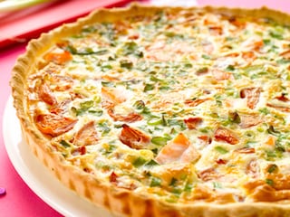 Quiche met zalm