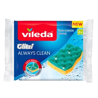 Vileda | Glitzi Always Clean | 2 Spons 