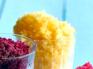 Gele granité (ananas, mango en passievrucht)