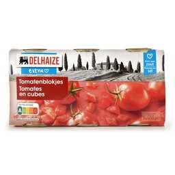 Tomaten | Gepeld | Blokjes