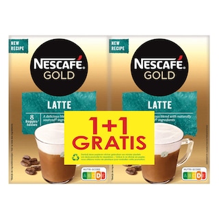 Nescafé | Café | Cappuccino | Latte | Sticks | 1+1 