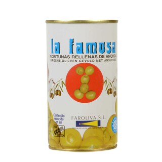 La Famosa | Olives | Vertes | Anchois 350 gr