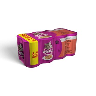 Whiskas | Aliment chat | Terrine 6+2 