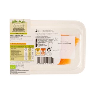 Delhaize | Bio | Filet de saumon | Fumé | Bio 