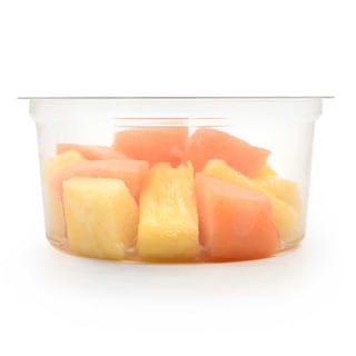 Delhaize | Fruitsalade | ananas | mel | mang 