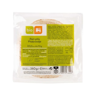 Delhaize | Bio | Pain précuit pita | Bio 