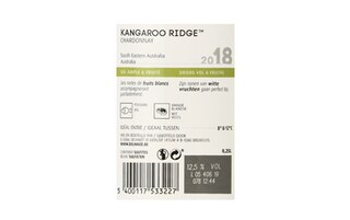 Australie - Australië | South Eastern | Kangaroo Ridge Chardonnay 18 