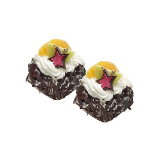 Delhaize | Bûche | Crème fraîche-Fruits | Portion 