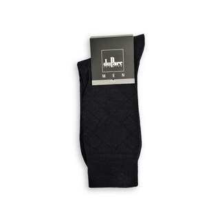 duParc | Herensokken | navy ruit | 39/42 