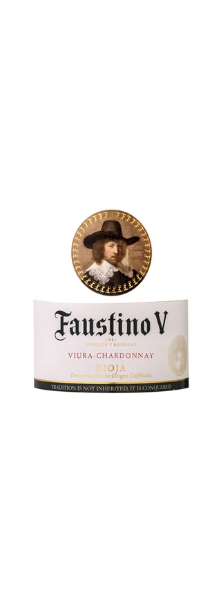 Espagne - Spanje | Rioja | Faustino V Viura | 75cl | 2019 | Witte wijn 