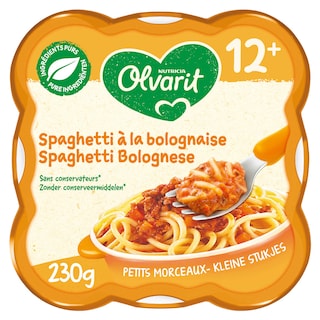 Olvarit | Maaltijd | Spaghetti Bolognese | 12M 