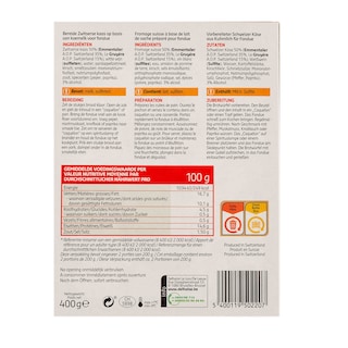 Delhaize | Fondue | Suisse 